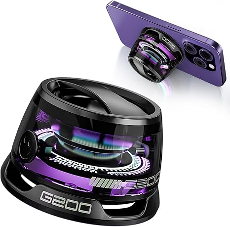 🎵Portable Magnetic Bluetooth Speaker – Dual Function with Built-in Phone Holder!