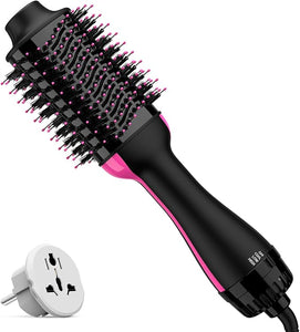 💨✨ 2-in-1 Hair Dryer & Styler Brush – Smooth, Volumize & Shine in One Step! 💁‍♀️💖