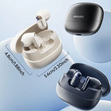 True Wireless Earbuds - HiFi Sound, Noise Cancelling, In-Ear Headset with Mic, Sweat-Resistant, USB-C, for iOS & Android Devices, Ideal for Sports & Fitness, TAT2169