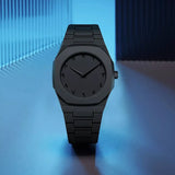 Arabic Black Aura Watch â€“ Sleek Elegance Meets Spiritual Precision